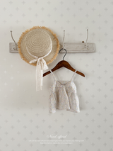 Flower ribbon camisole blouse