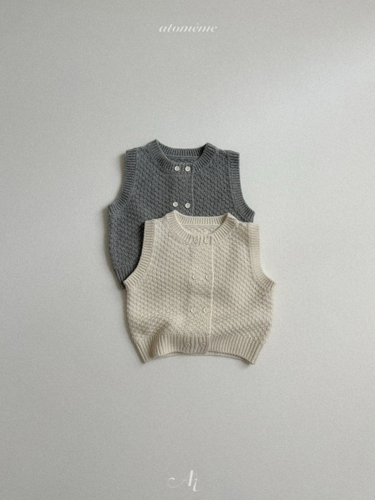 [atomeme] Bollok Knit Vest