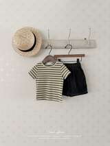 Stripe span tee