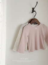 Mable ribbon lace tee