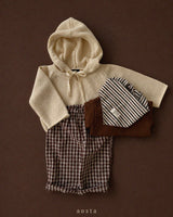 ［Aosta］Knit Cookie Hoodie