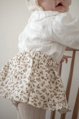 Leaf frill cancan skirt