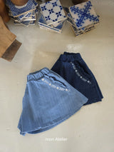 ［mon Atelier］Culotte denim pants