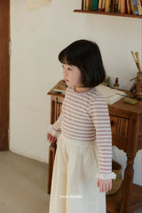 ［mon Atelier］Sweet stripe tee