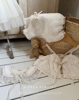 ［Aosta］Fur open bustier