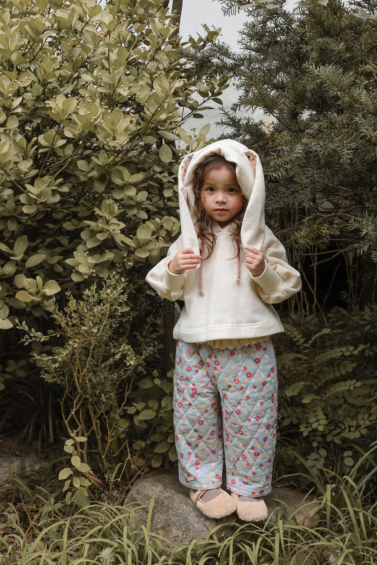 [FLO] Daisy quilting pants