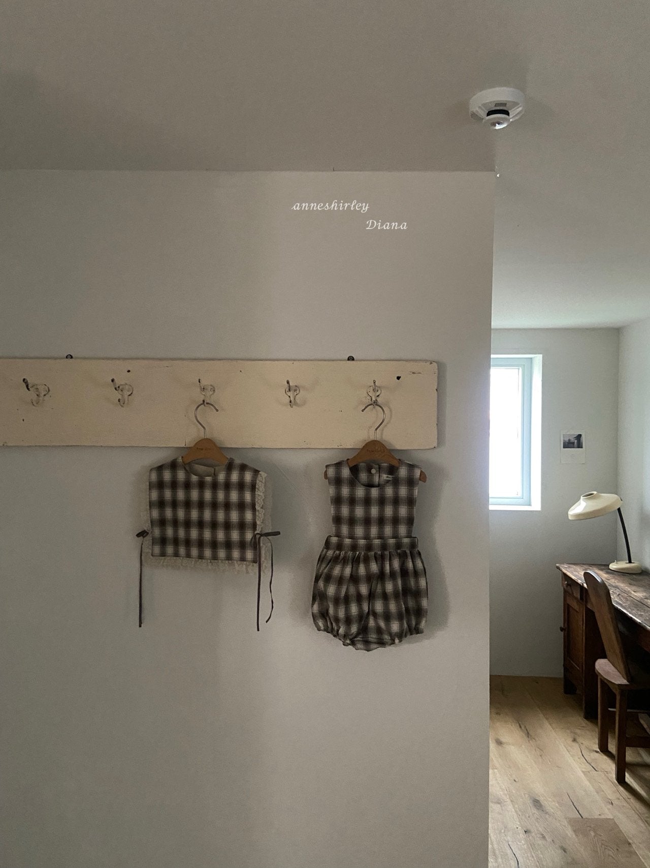 ［Anne shirley］Jaine rompers (check)