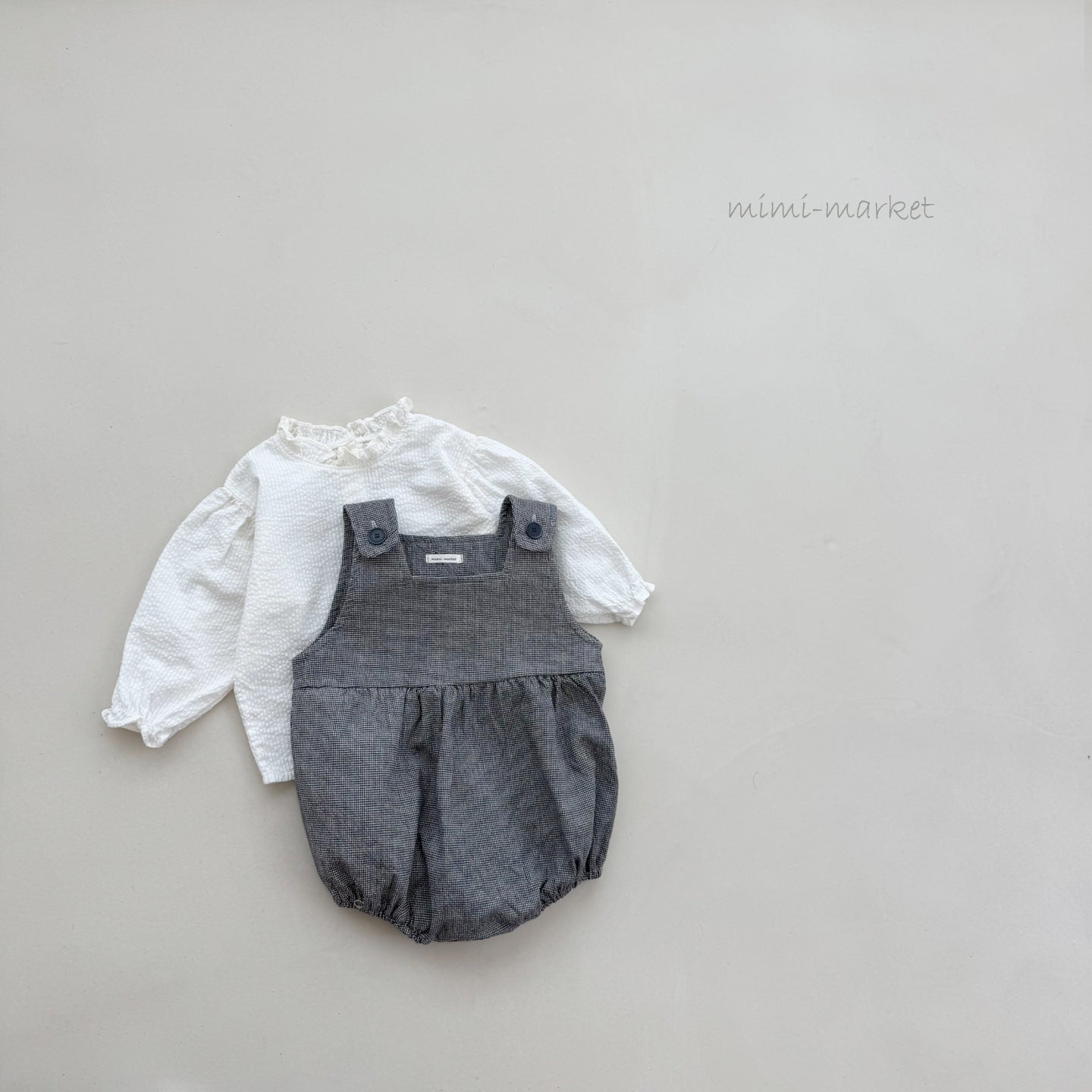 ［mimi market］Bao frill blouse