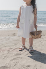 Lace pocket one-piece