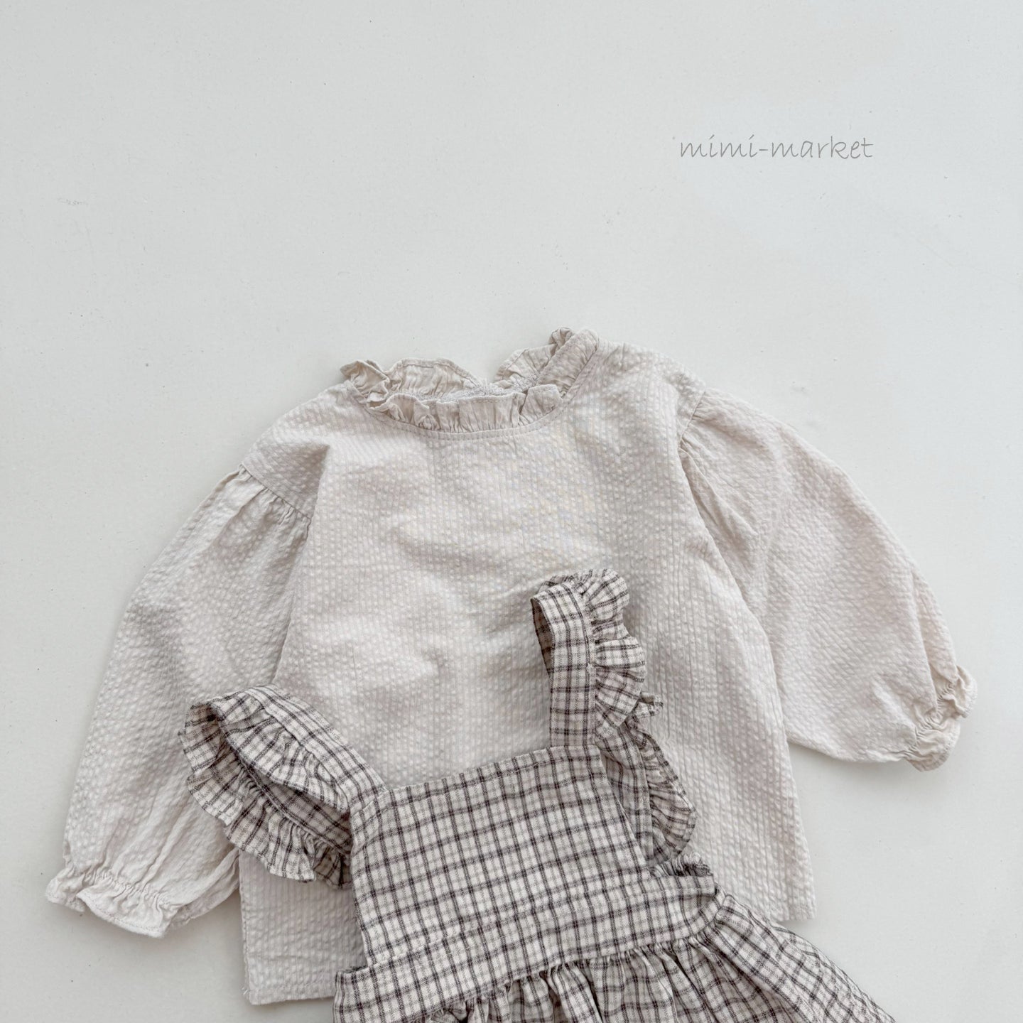 ［mimi market］Bao frill blouse