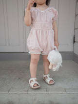 Check one-piece suit