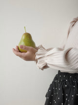 Mellow rib puff tops