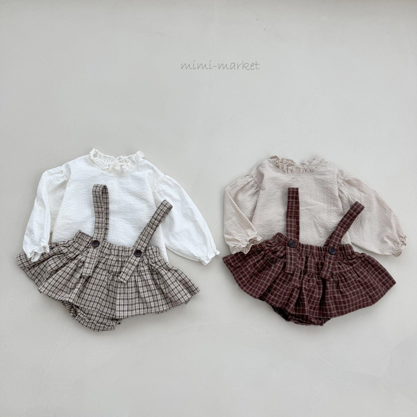 ［mimi market］Bao frill blouse