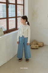 ［mon Atelier］Roem frill cardigan