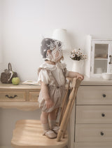Sillon check suspender bloomer
