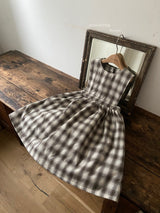 ［Anne shirley］Jaine one-piece (check)