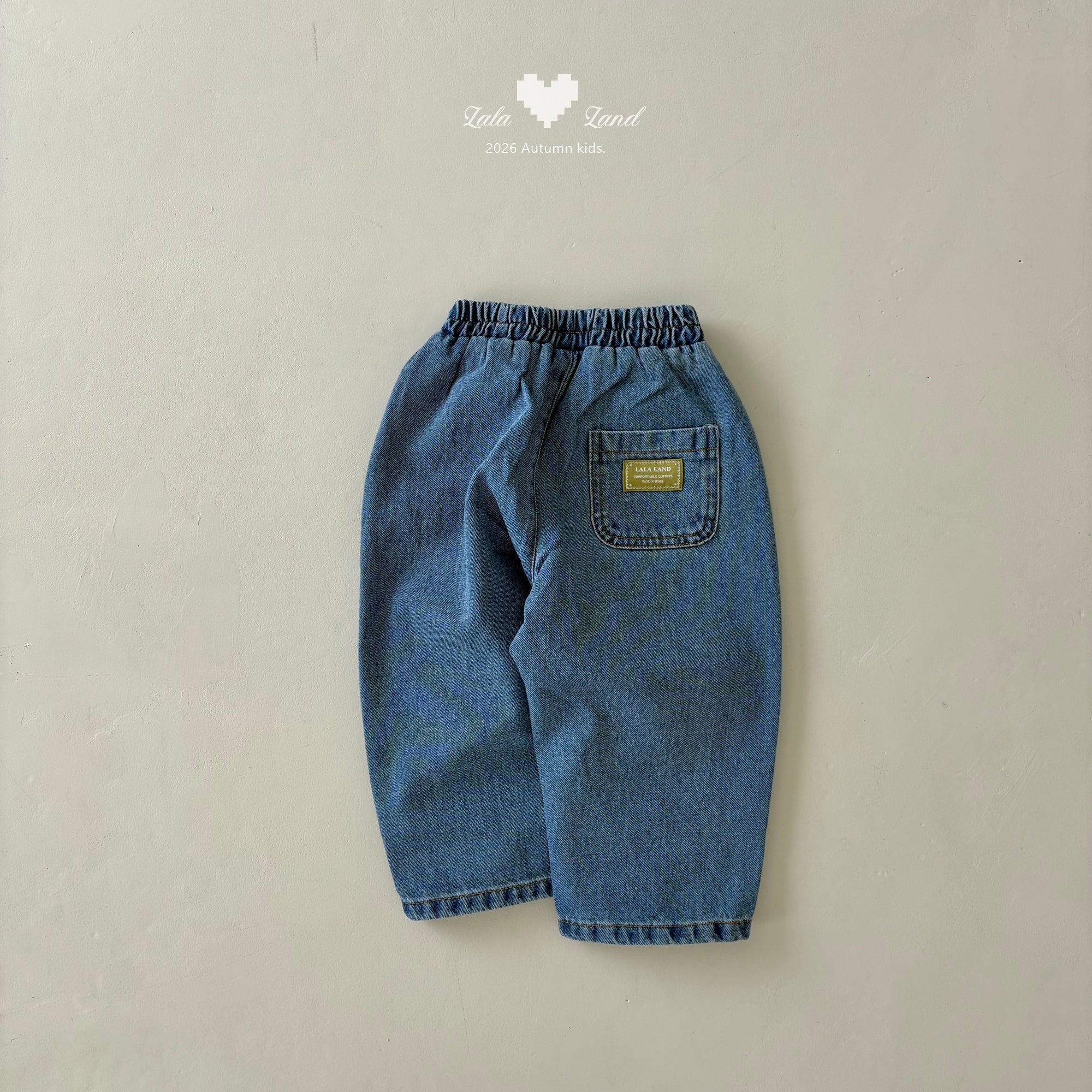 ［Lala land］Wide curveed pants