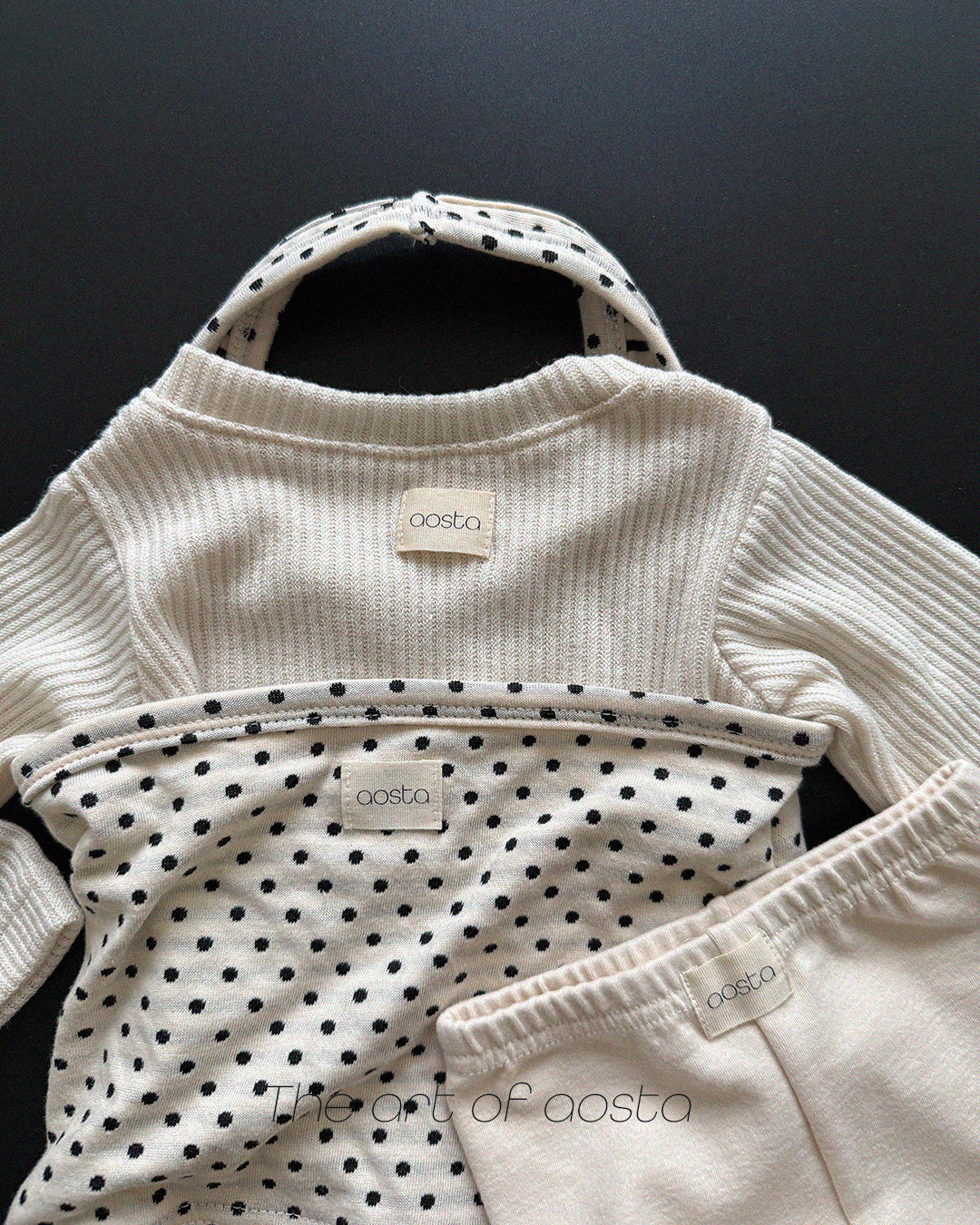 ［Aosta］Choco Chip Halter Neck