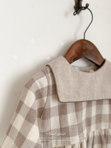 Bonbon check one-piece