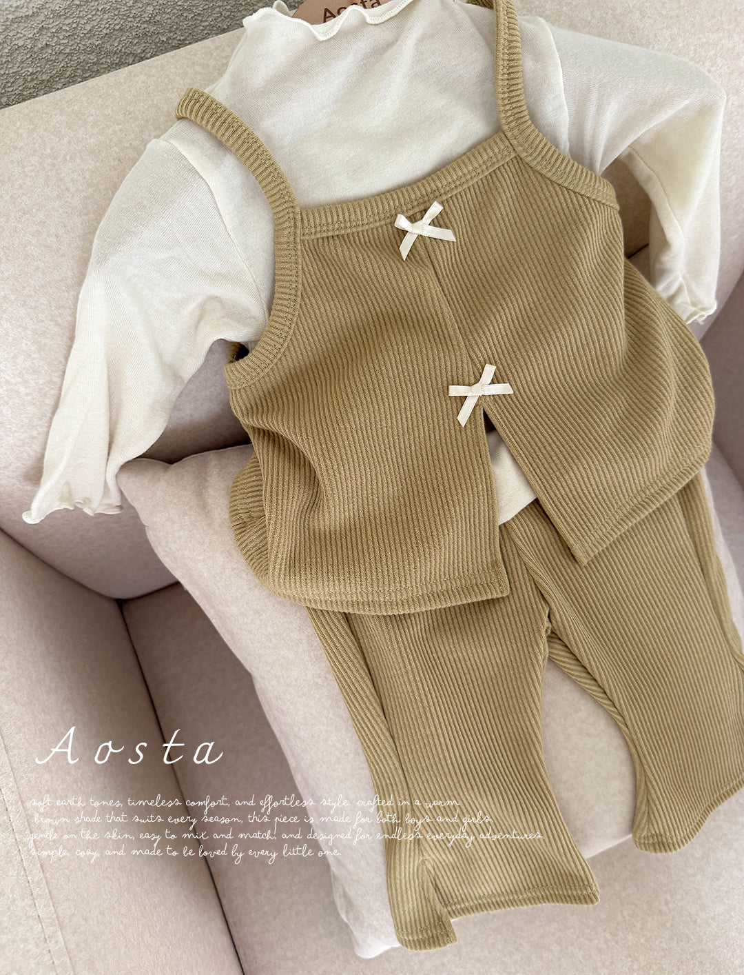 ［Aosta］Soft Mellow Tee