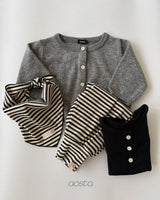 ［Aosta］Crayon Stripe Scarf