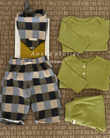 ［Aosta］Patchwork Pants