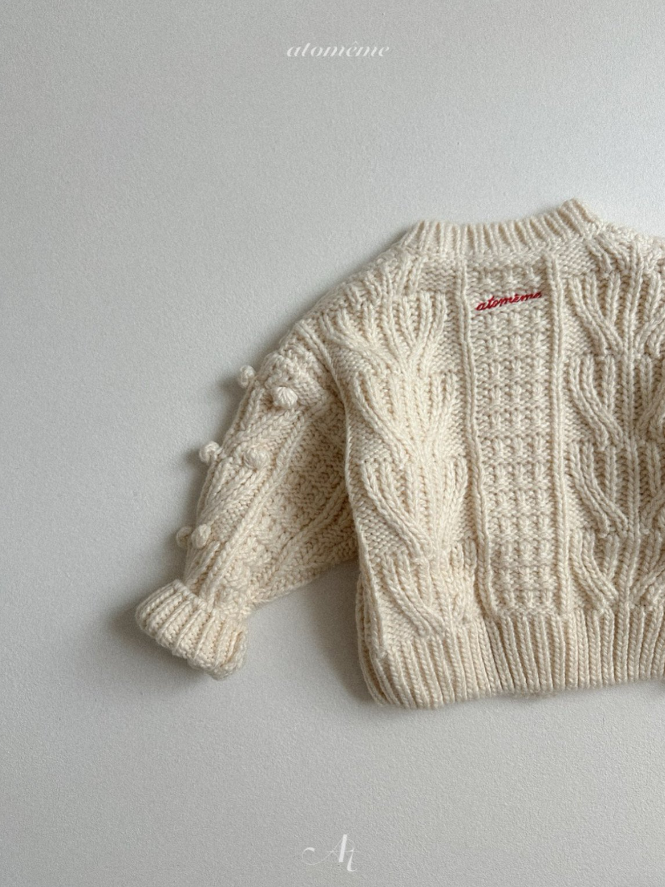 [atomeme] Pompom Cardigan