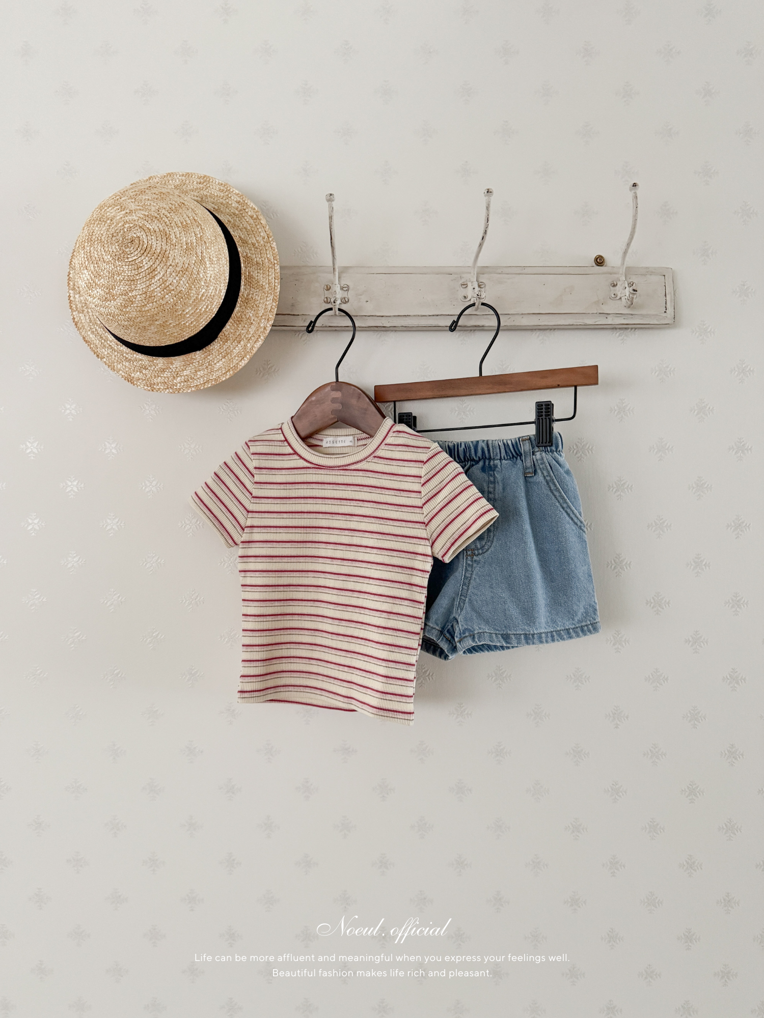 Stripe span tee