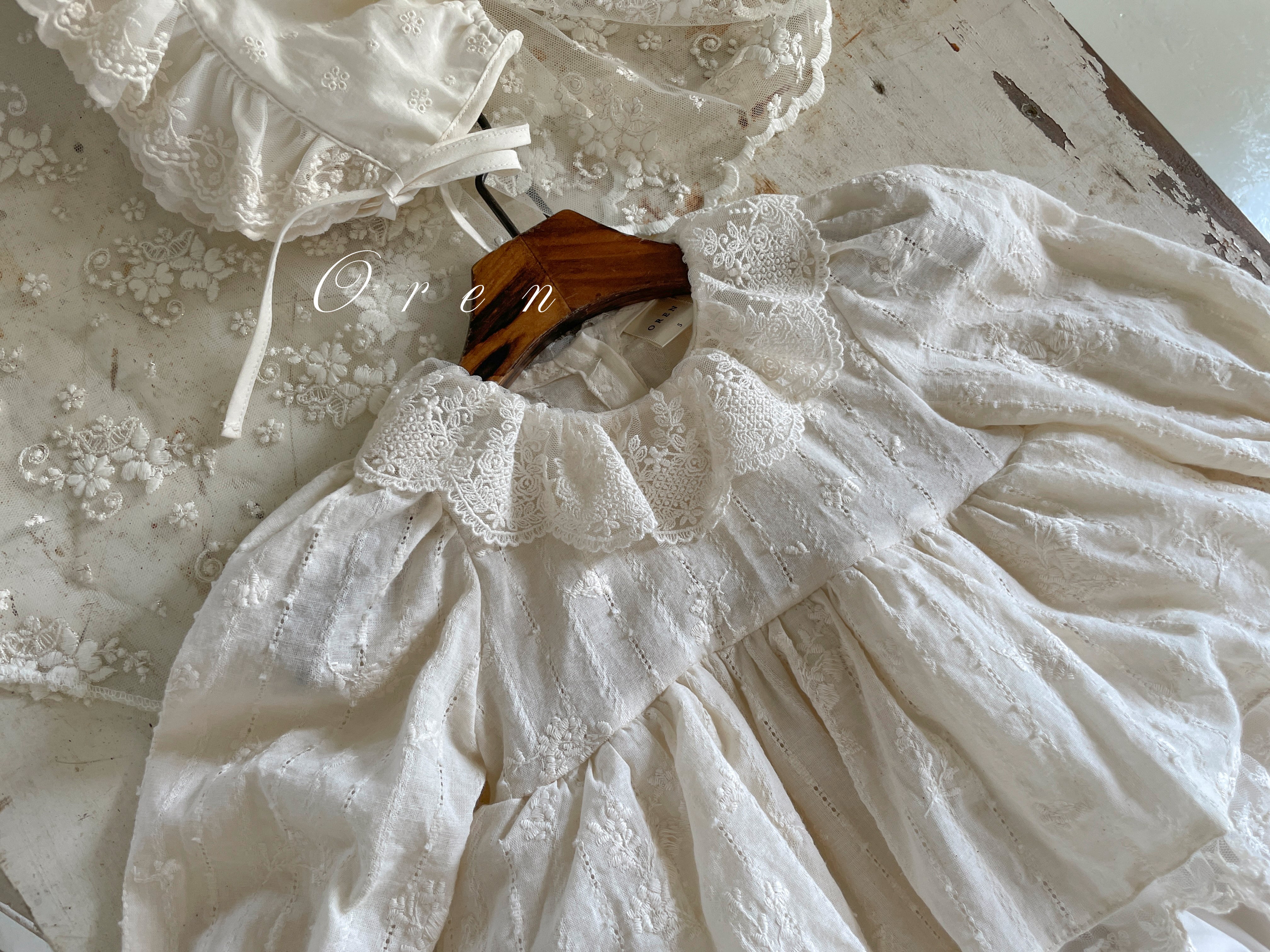 ［OREN］Selly lace bonnet