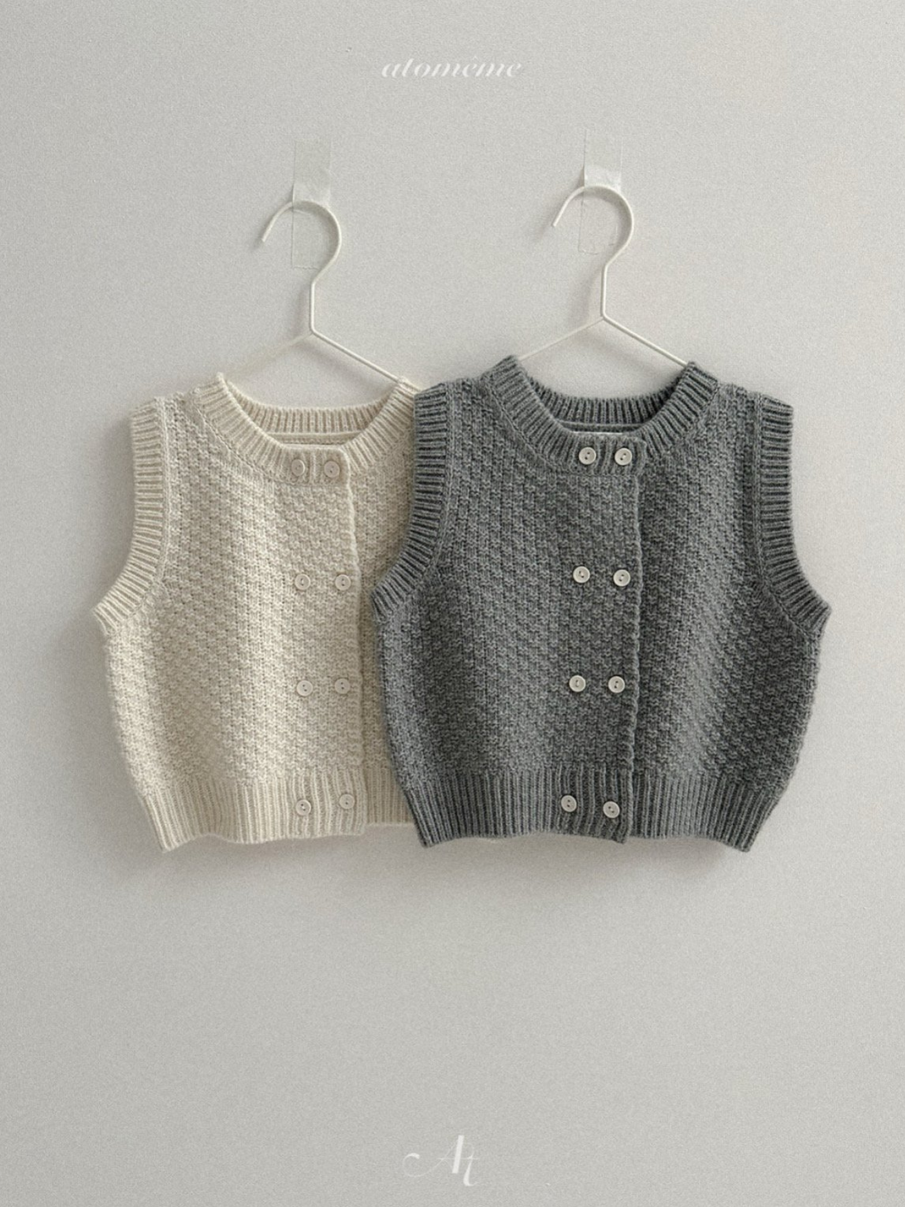 [atomeme] Bollok Knit Vest