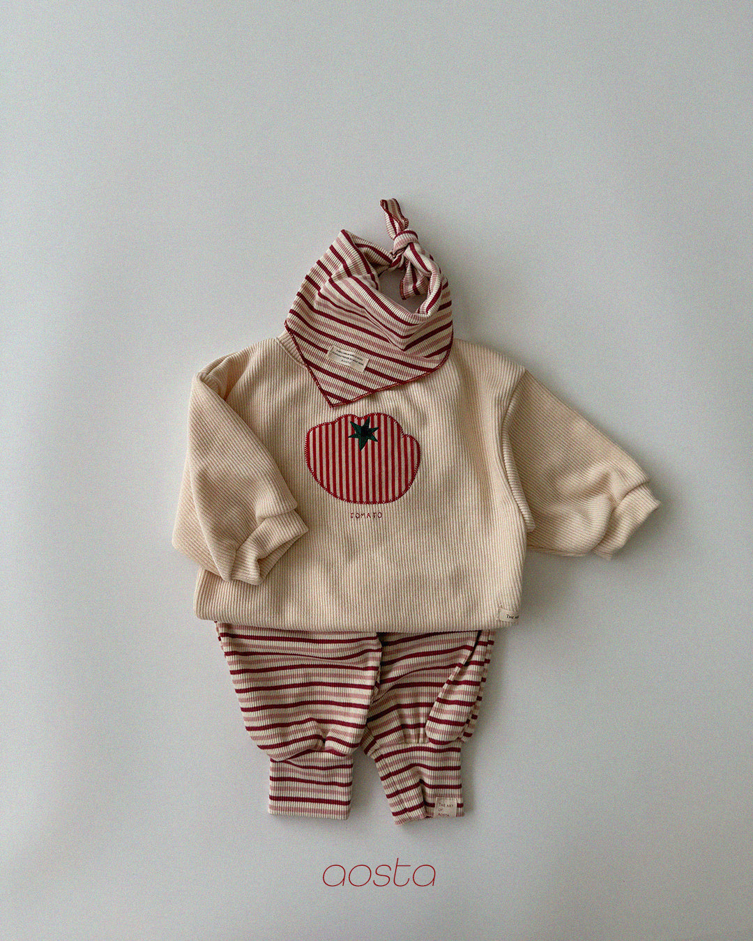 ［Aosta］Crayon Stripe Pants