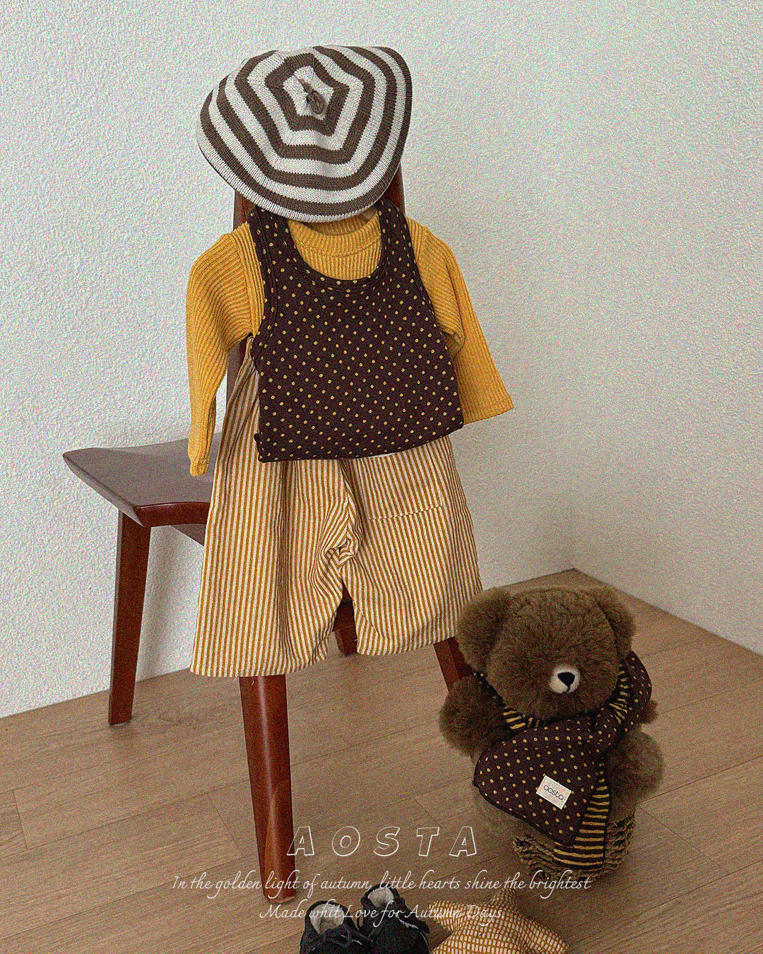 ［Aosta］Knit Cookie Beret
