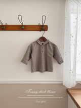 Tonny check blouse