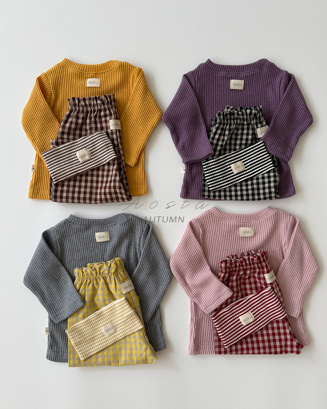 ［Aosta］Cookie Stripe Headband