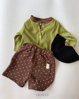 ［Aosta］Dot Tongtong Pants