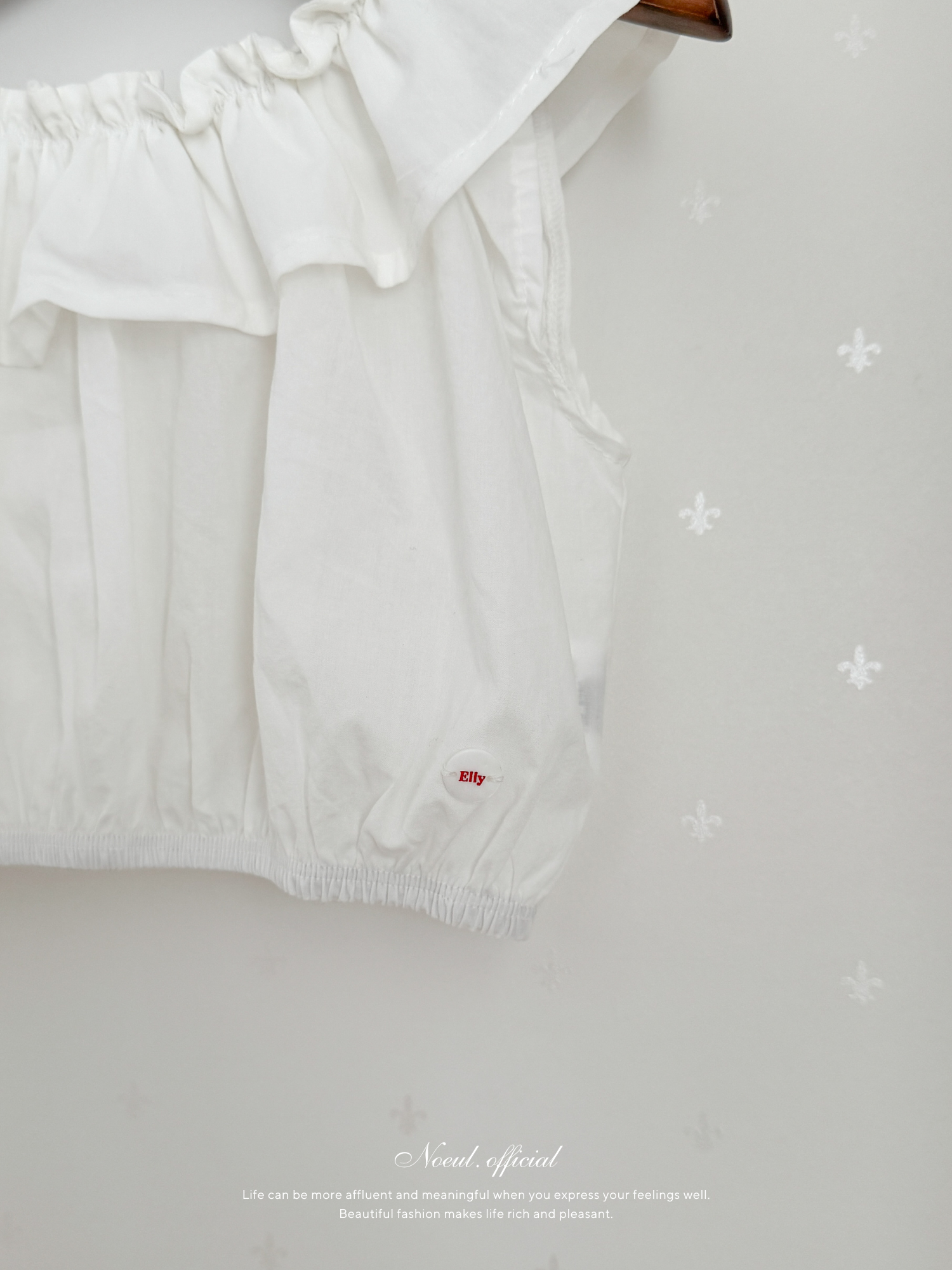 Blanche frill blouse