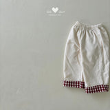 ［Lala land］Check roll up pants