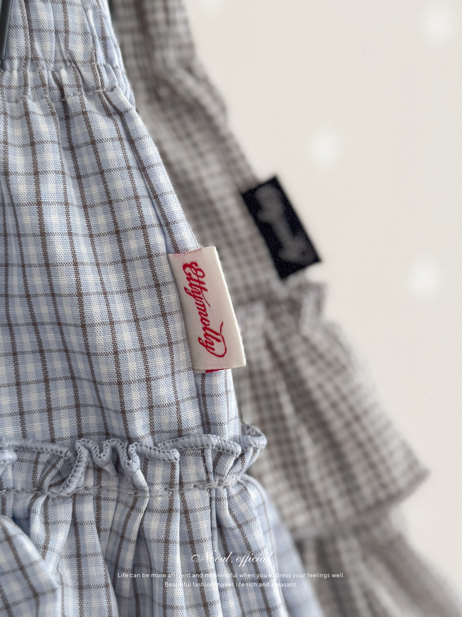 Lulu check cancan pants