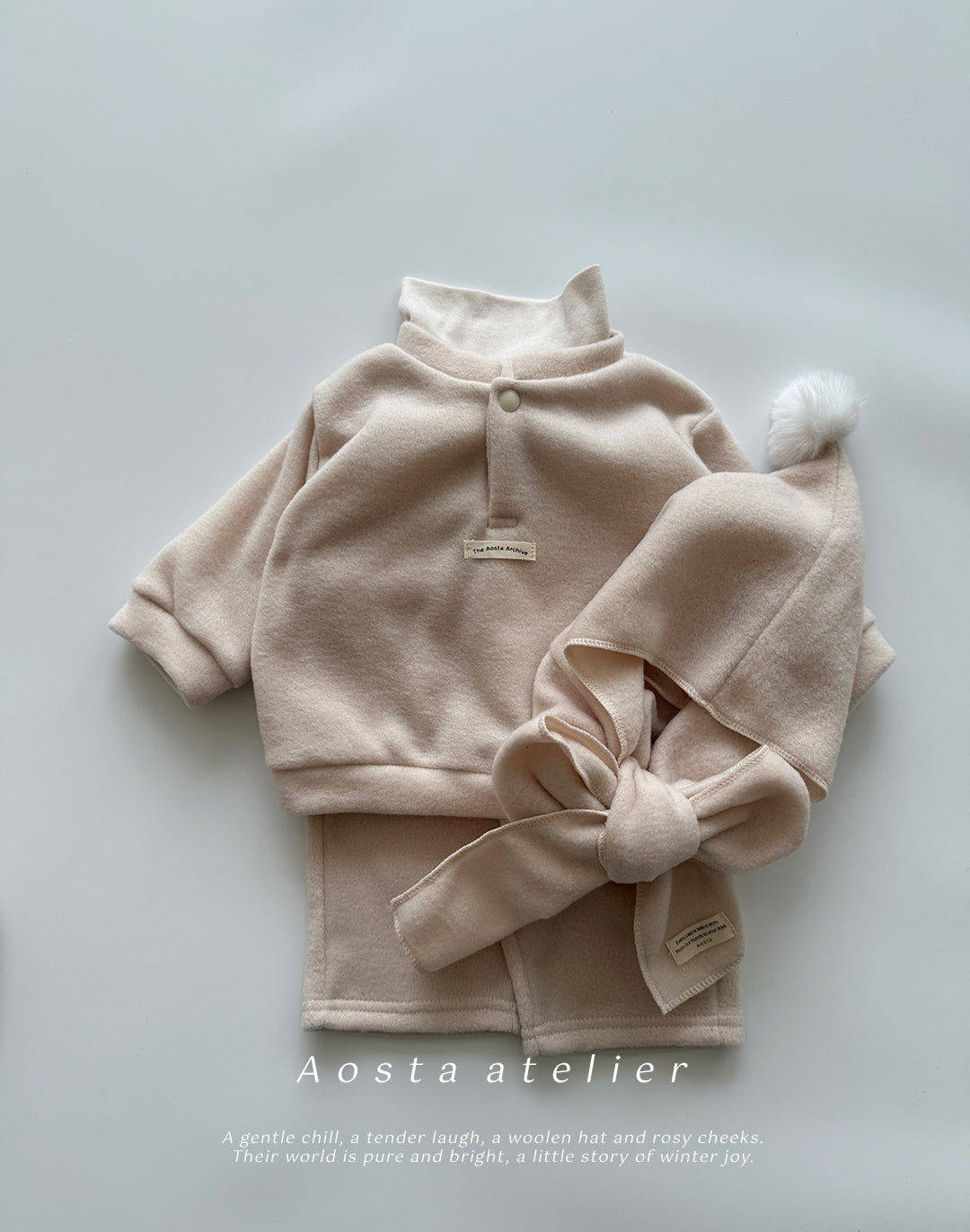 ［Aosta］Fake turtleneck