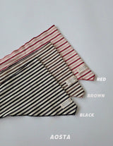 ［Aosta］Crayon Stripe Scarf