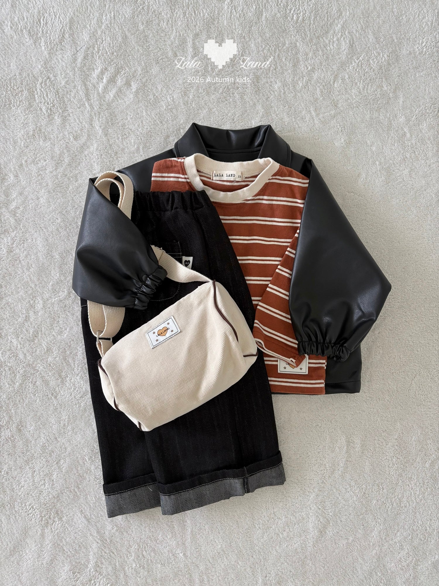 ［Lala land］Saint stripe tee (kids)