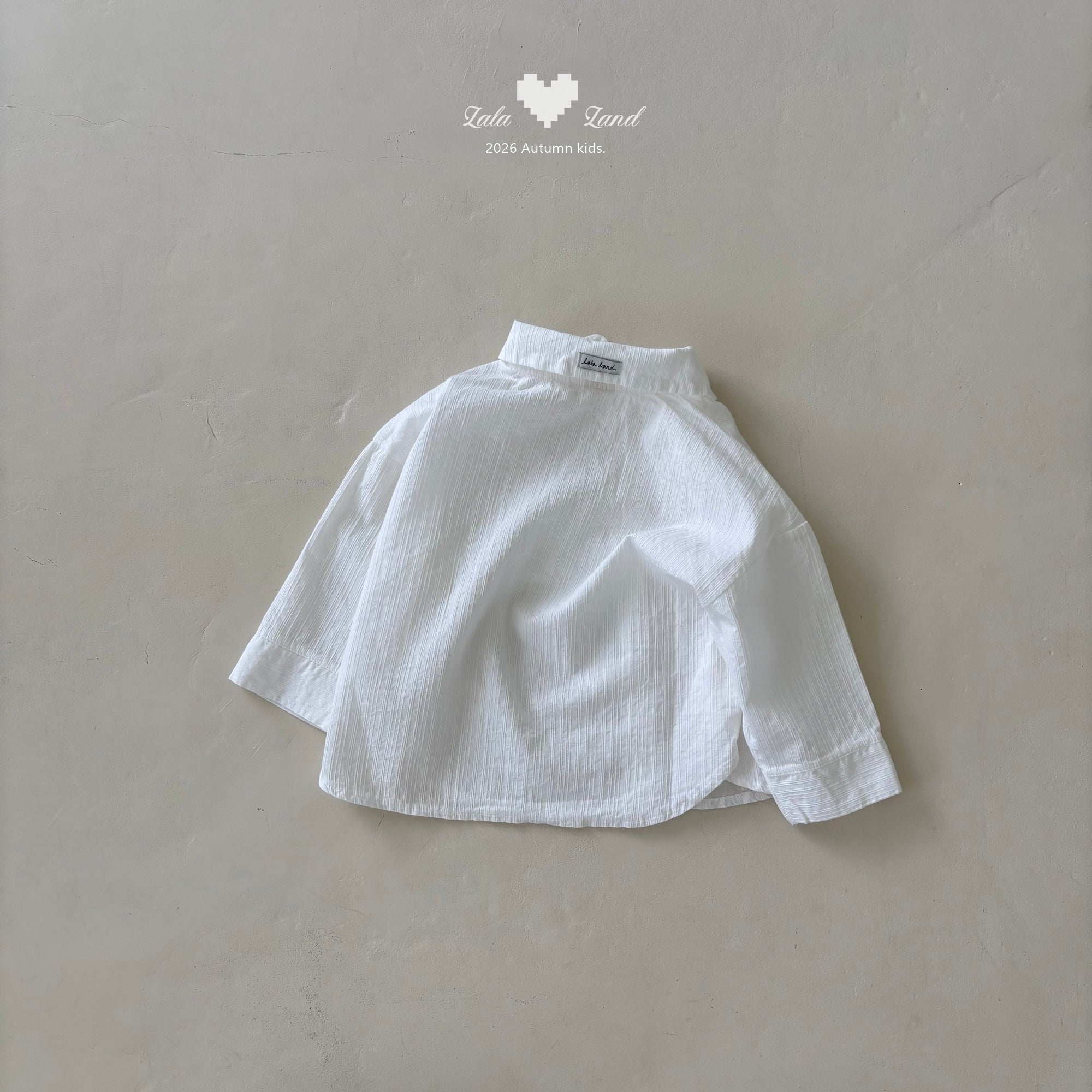 ［Lala land］Flour collar shirt