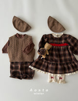 ［Aosta］Check pants