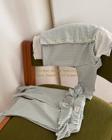 ［Aosta］Kiki Frill Check Pants