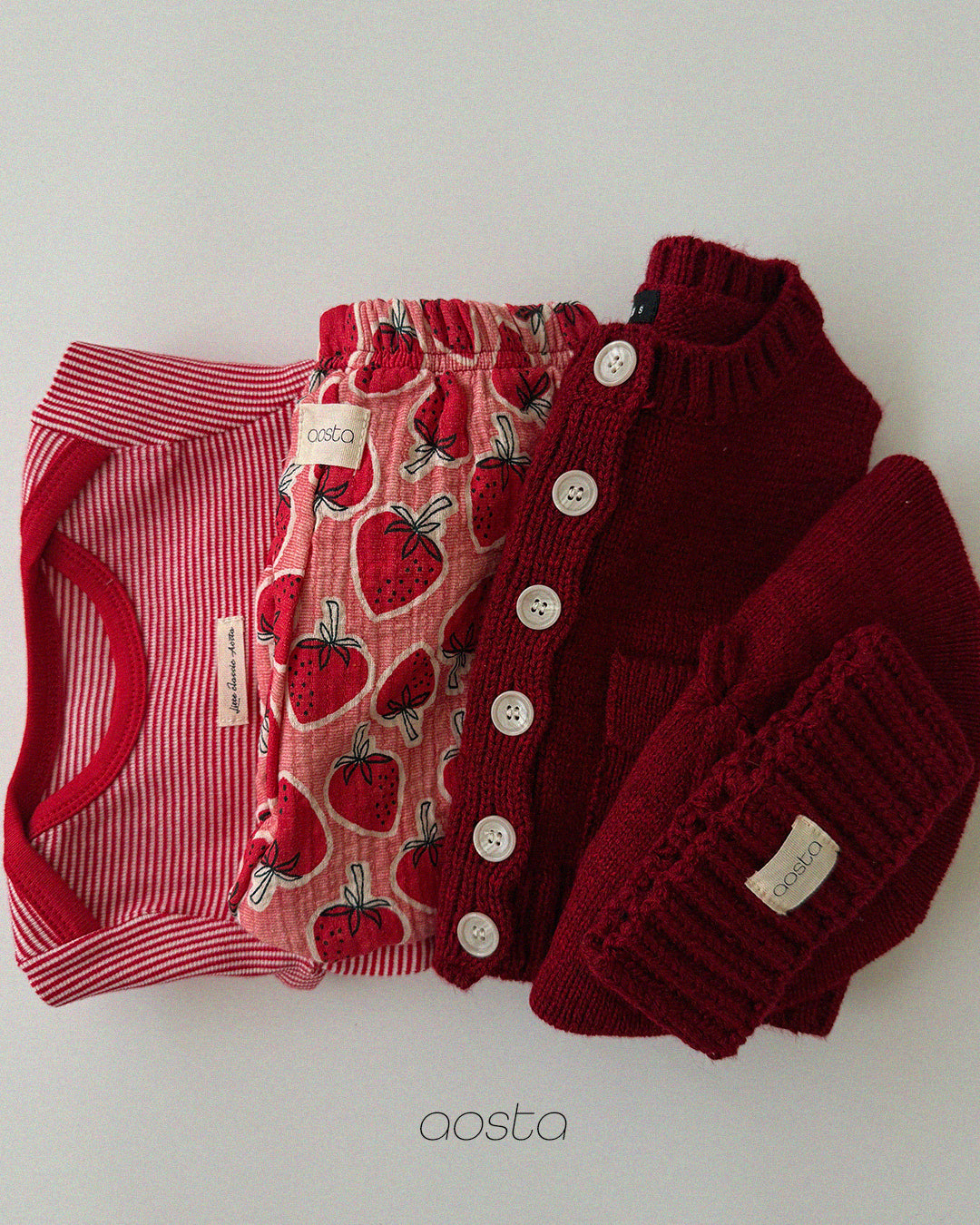［Aosta］Strawberry Pants