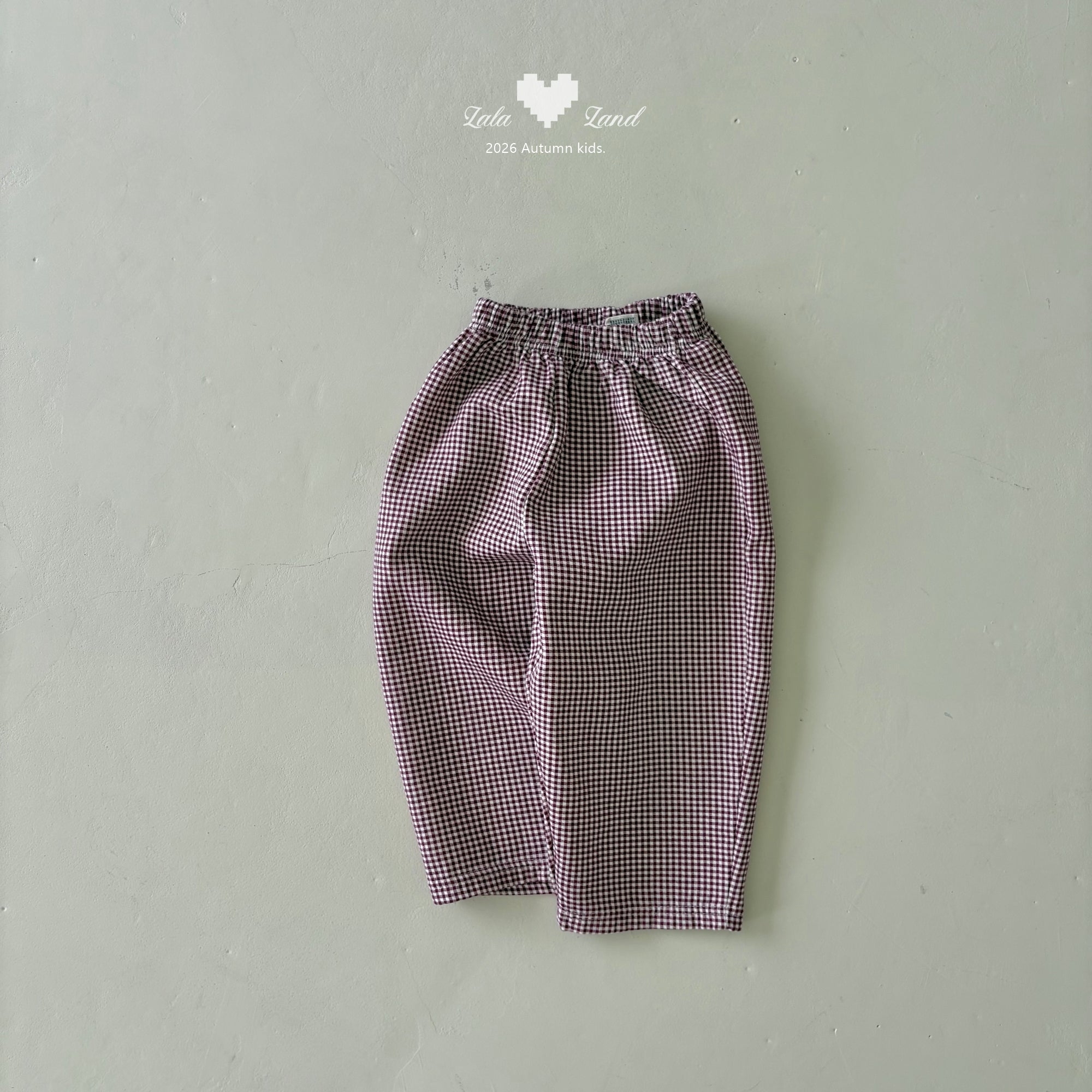 ［Lala land］Lits check pants