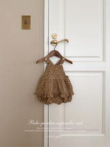Bebe garden suspender suit
