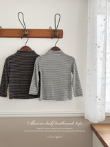 Merino half turtleneck tops