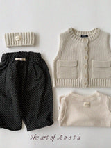 ［Aosta］Milk Dot Pants
