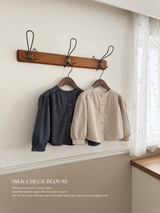 Milk check blouse